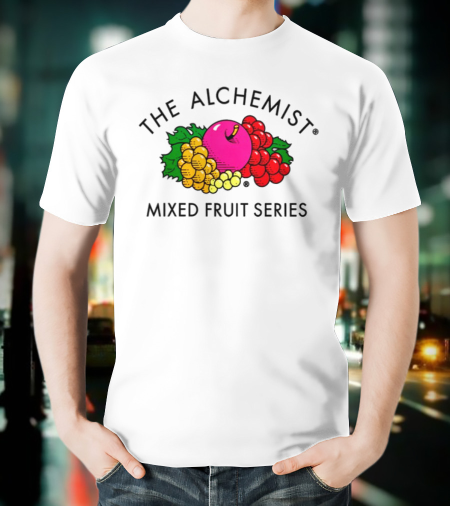 The Alchemist Limited Edition Mixed Fruit Pink Yellow Red Grapes Series T-Shirt