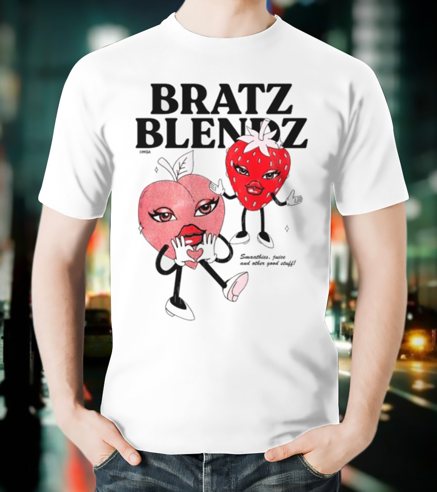 Sad Patron Stylin Bratz Blendz Fruit Characters T-Shirt