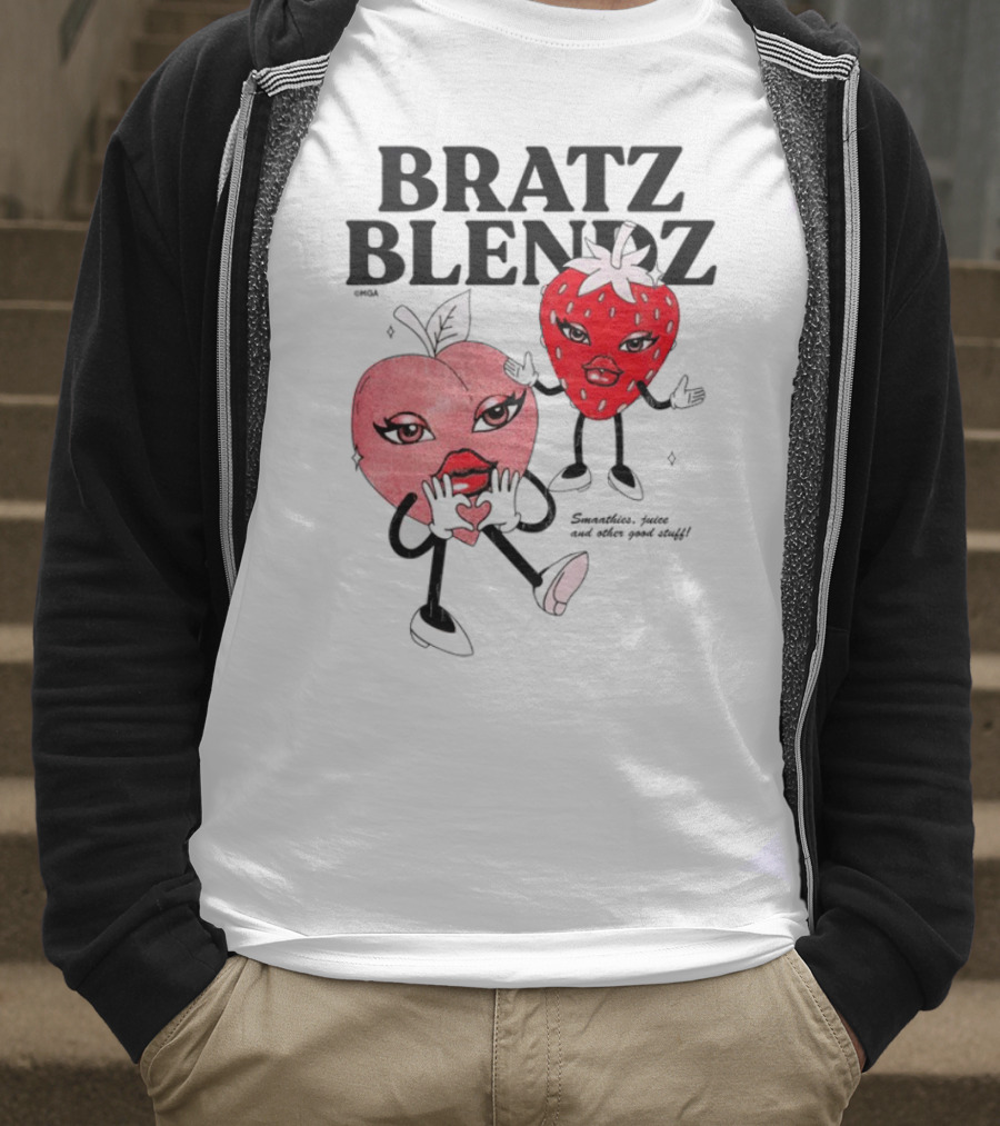 Sad Patron Stylin Bratz Blendz Fruit Characters T-Shirt