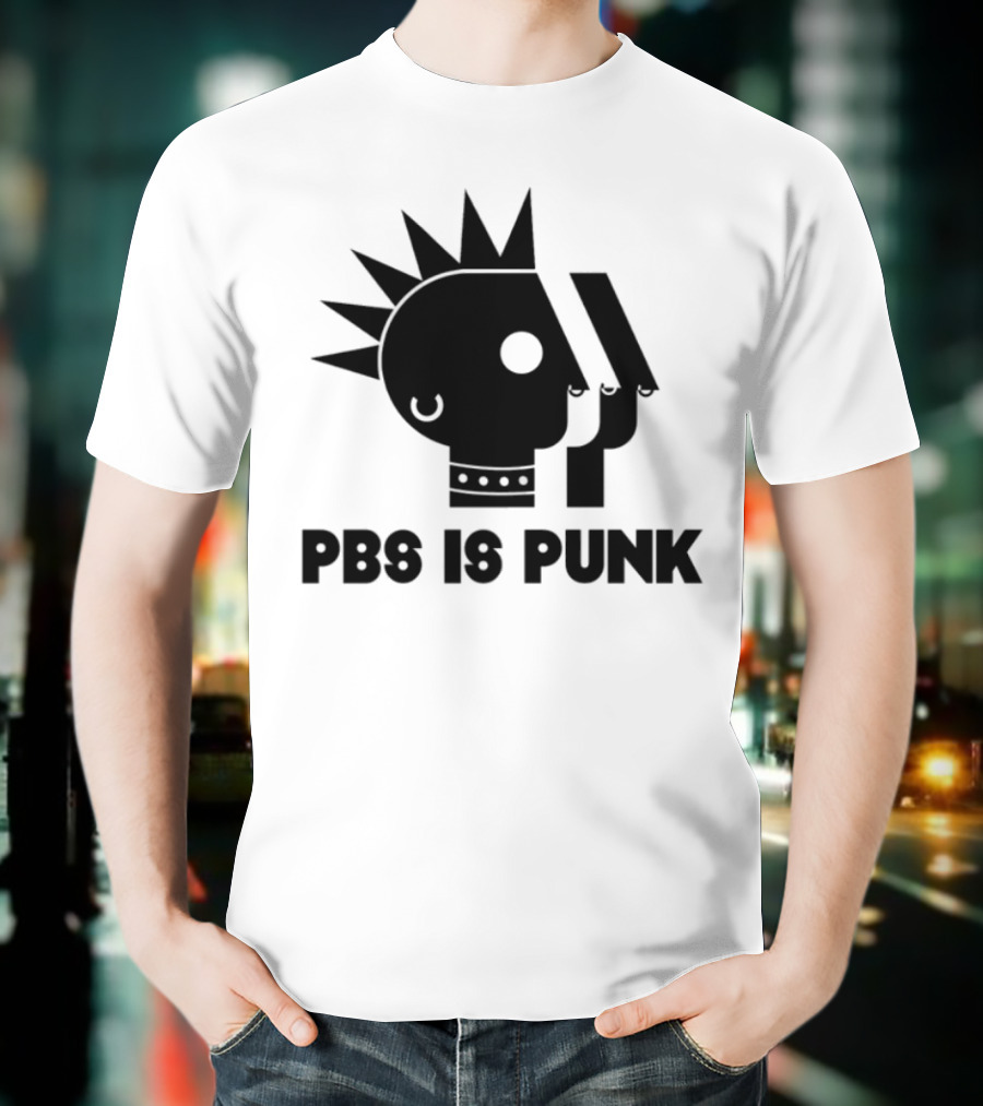 Two Crow Collective PBS Is Punk Vintage Cassette Vinyl Roots T-Shirt