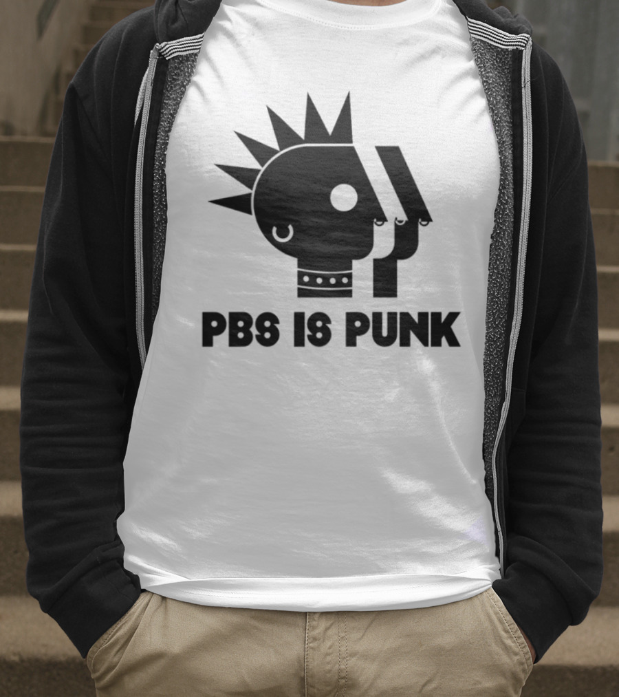 Two Crow Collective PBS Is Punk Vintage Cassette Vinyl Roots T-Shirt