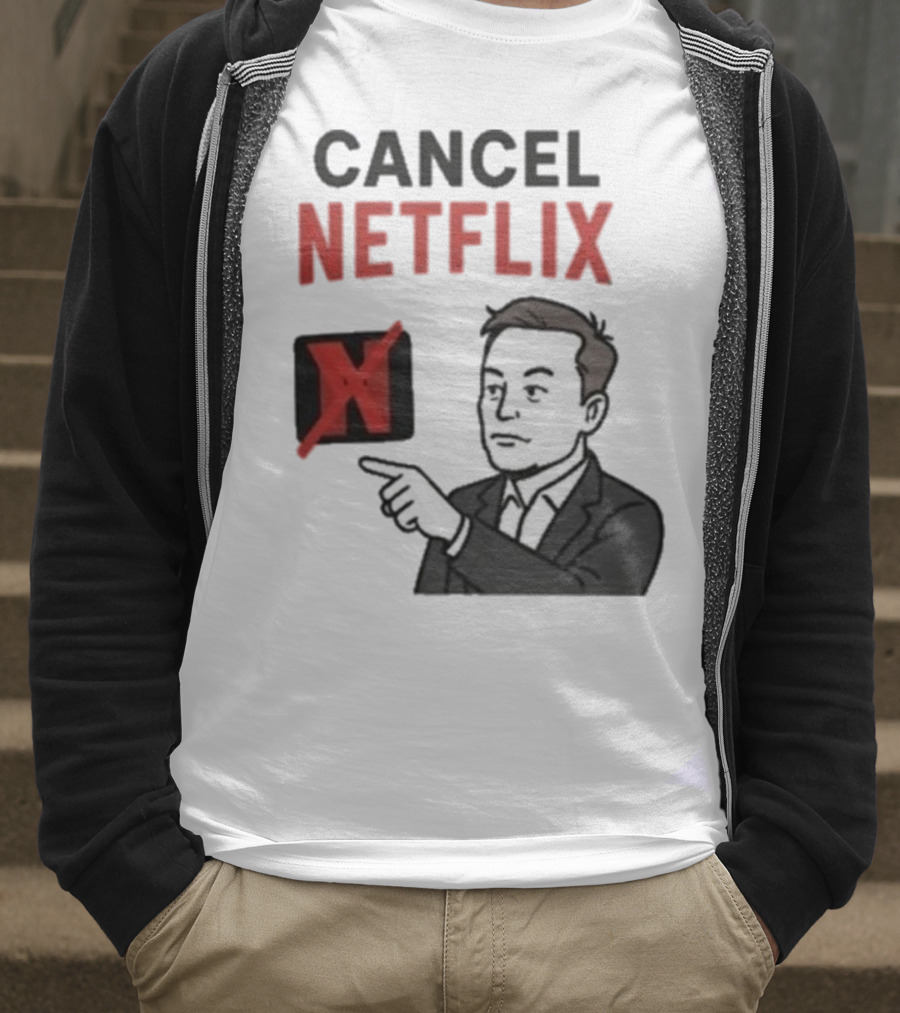 Cancel Netflix Elon Musk Meme Viral Support T-Shirt