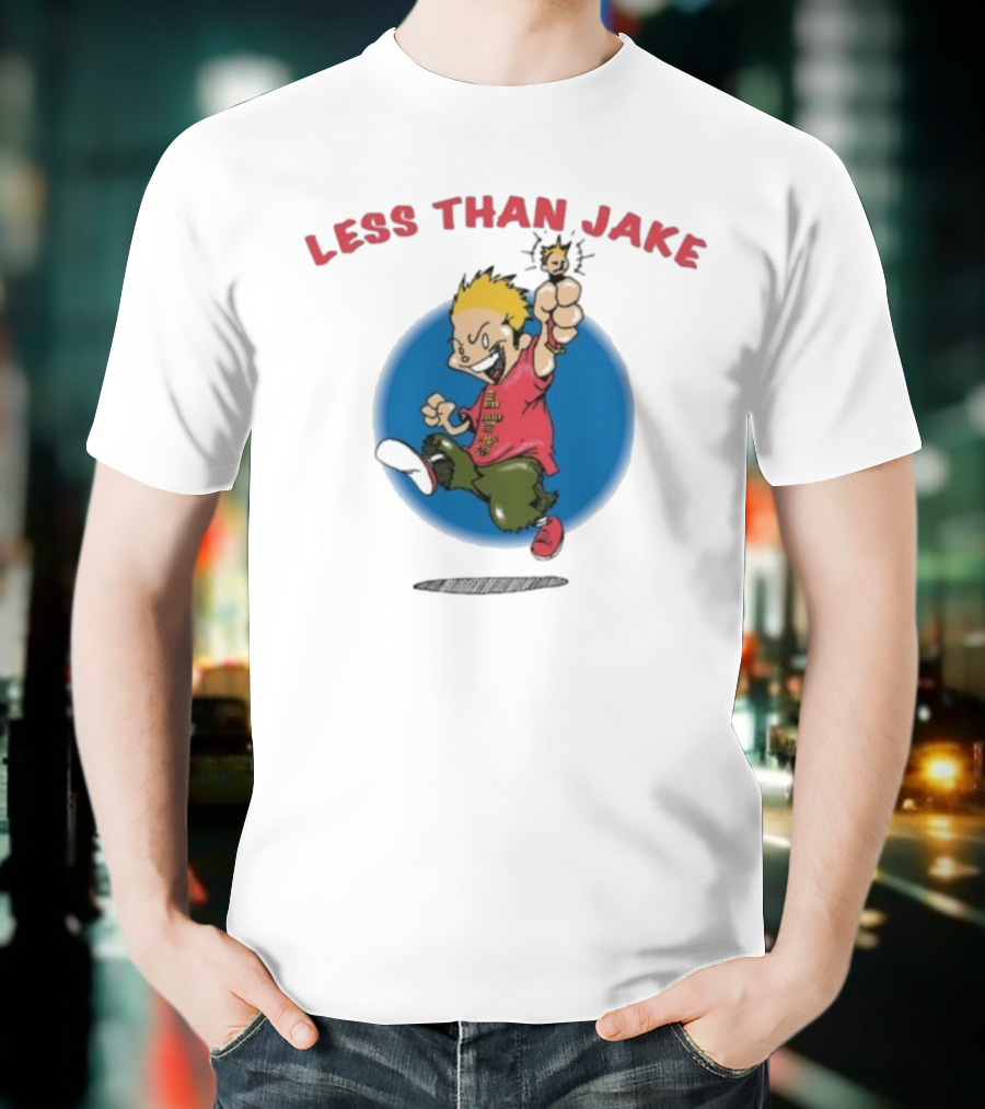 LESS THAN JAKE OG EVO PUNK ICON CHARACTER RARE VINTAGE STYLE T-Shirt