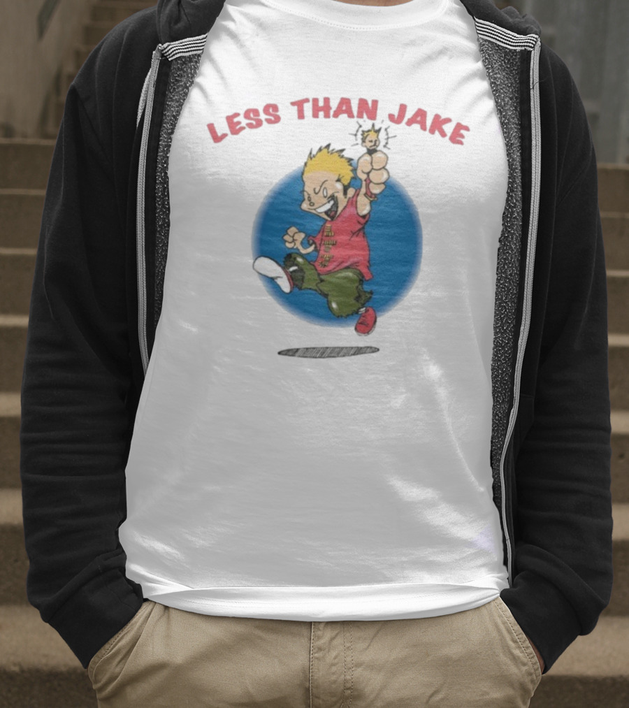 LESS THAN JAKE OG EVO PUNK ICON CHARACTER RARE VINTAGE STYLE T-Shirt
