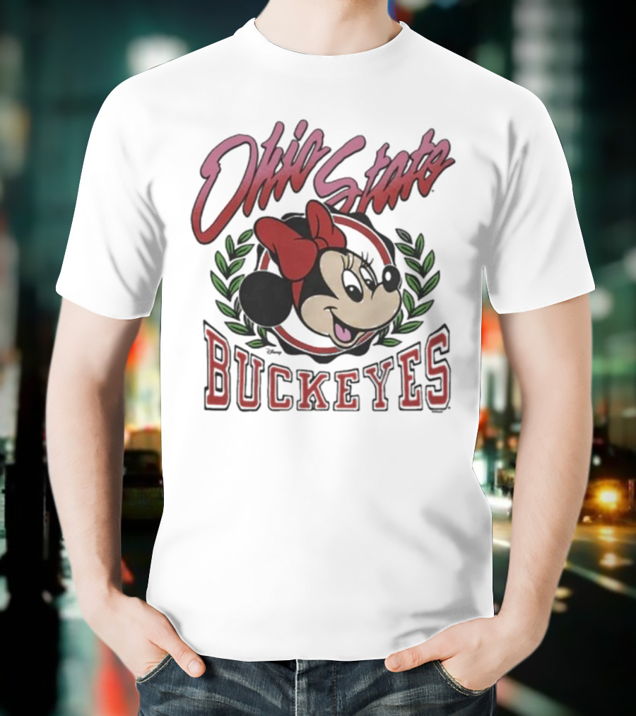 Ohio State Buckeyes Minnie Mouse Disney Collab T-Shirt