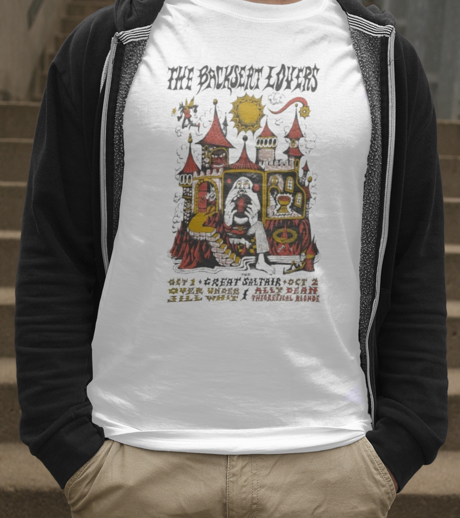 The Backseat Lovers Tour Unique Castle Artwork Oct 1 And 2 2025 T-Shirt