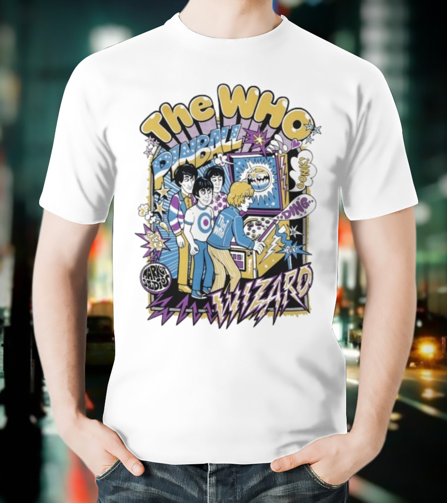 The Who Pinball Wizard Market Studios Collaboration T-Shirt