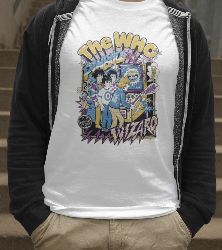 The Who Pinball Wizard Market Studios Collaboration T-Shirt
