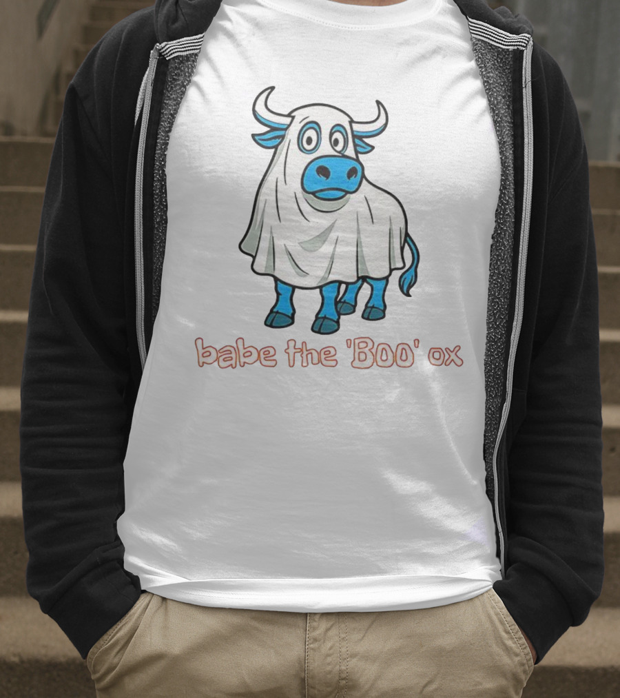 Babe The BOO Ox Ghost Cow Halloween Costume Fun T-Shirt