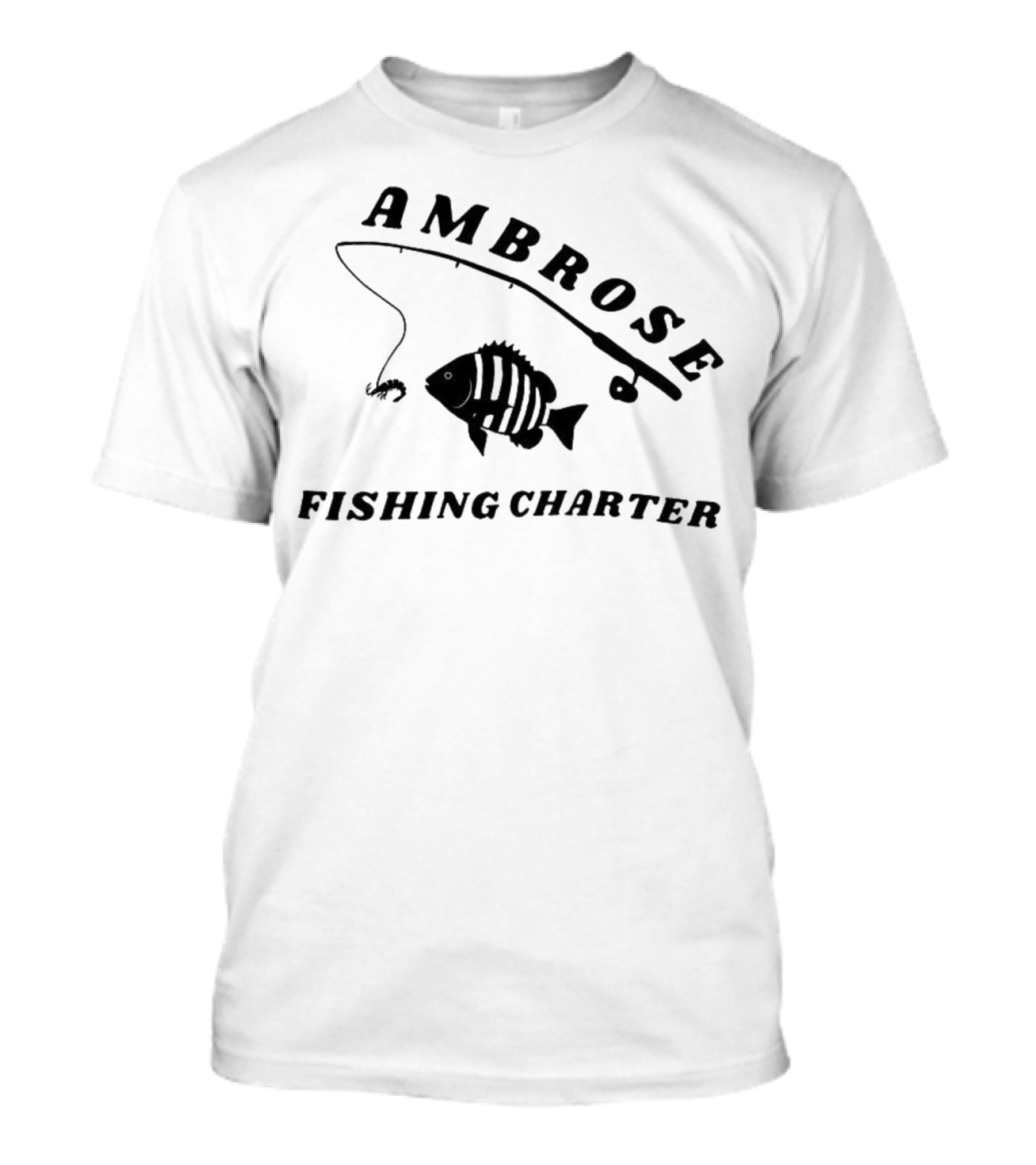 Ambrose Fishing Charter Fun Angling Adventure T-Shirt