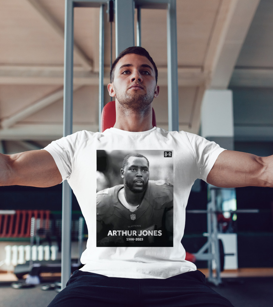 Arthur Jones Baltimore Ravens NFL Player Tribute 1986-2025 T-Shirt