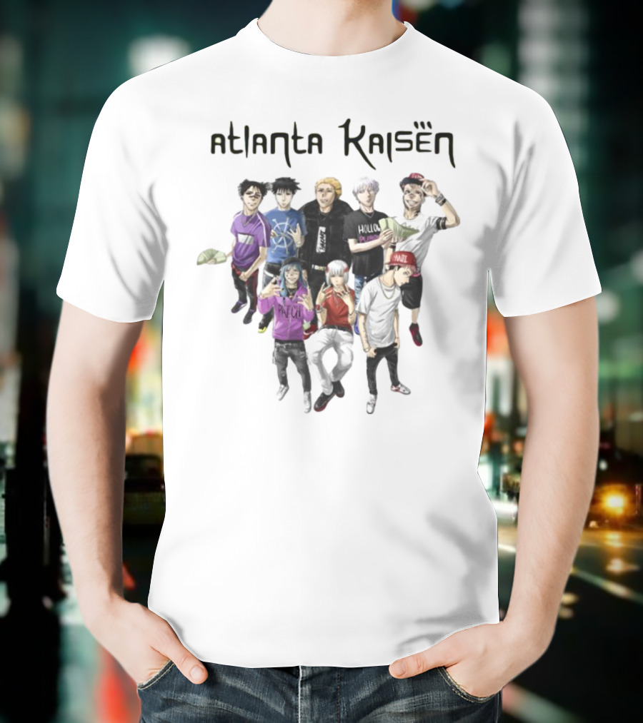 Goofyahhtees Atlanta Kaisen Anime Character Group With Fashion Styles T-Shirt