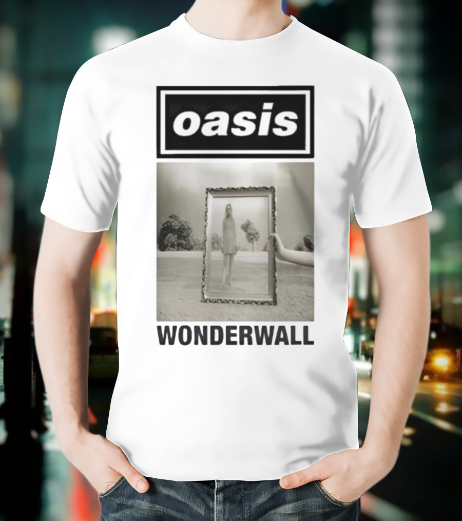 Oasis Wonderwall Single Oasisinet Visual T-Shirt