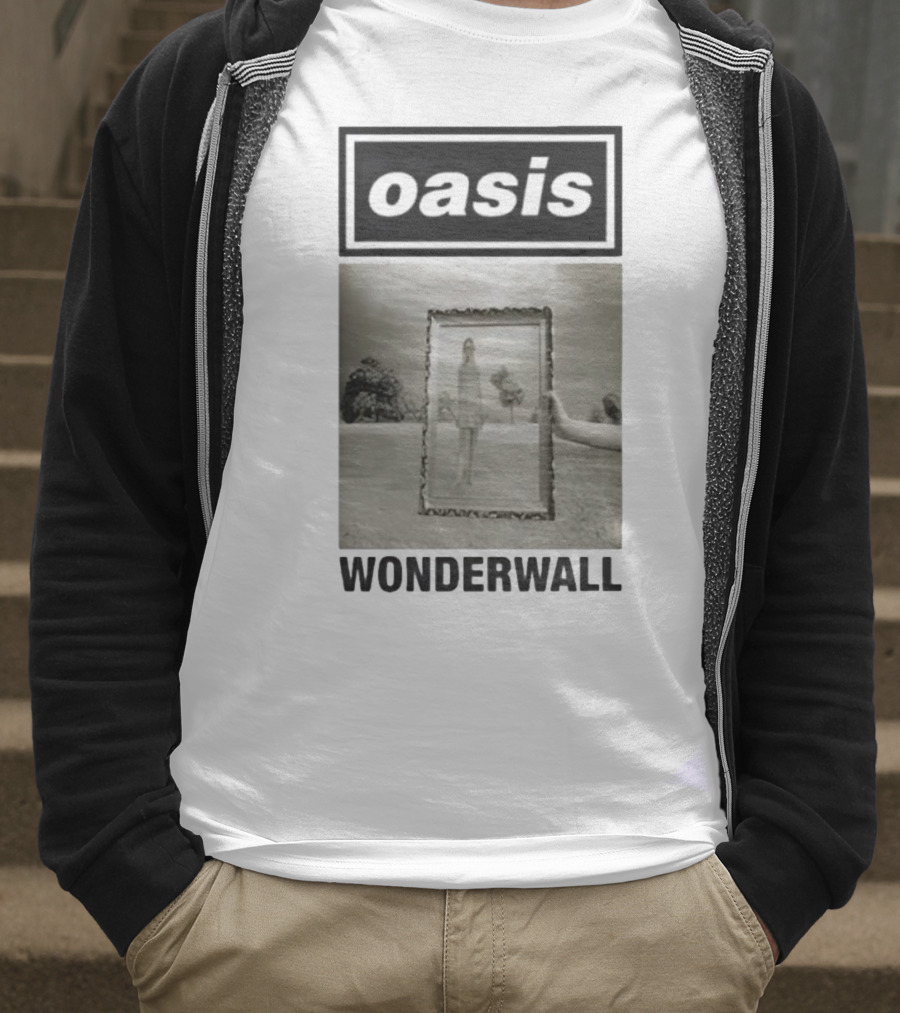 Oasis Wonderwall Single Oasisinet Visual T-Shirt
