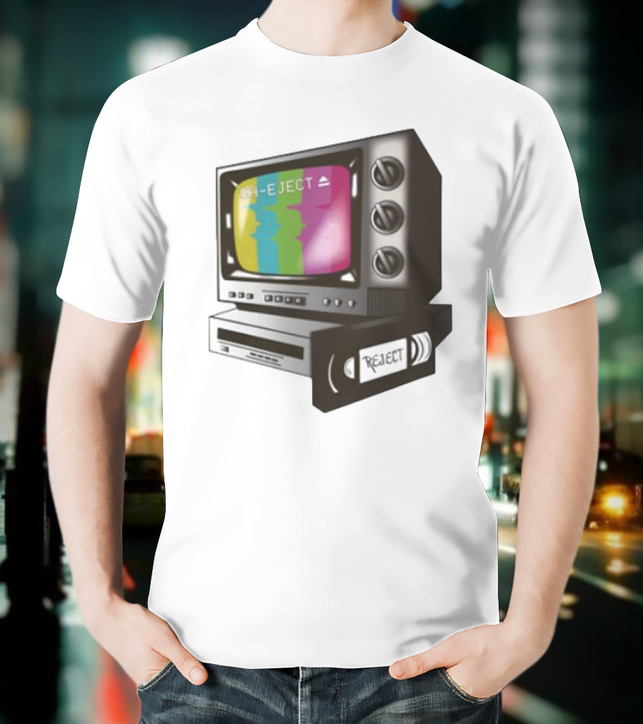 Sh-Eject Retro TV VHS Eject Design T-Shirt