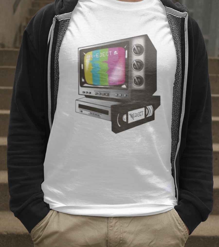 Sh-Eject Retro TV VHS Eject Design T-Shirt
