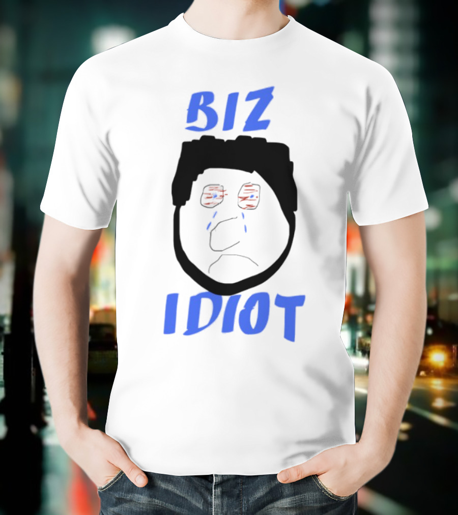 Biz Idiot Meme Renaissance Style Tears T-Shirt