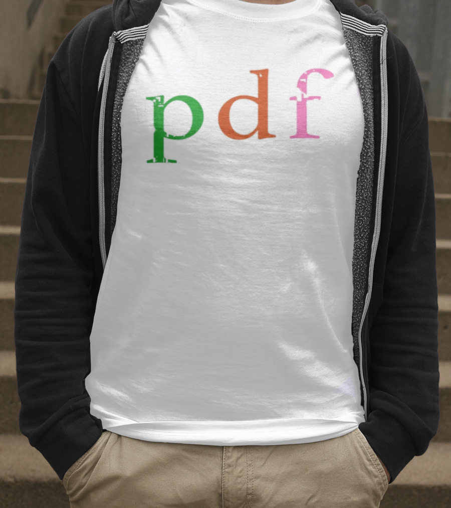 Pdf These Files Contain Confidential Multicolor Text T-Shirt