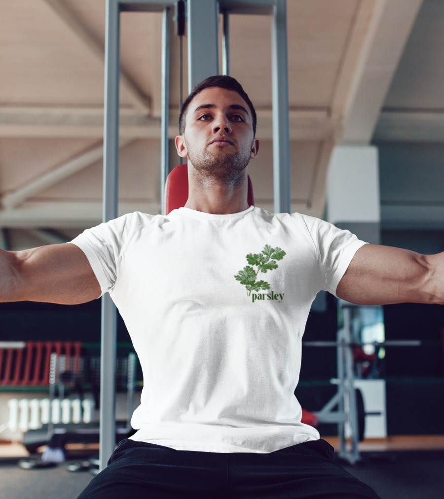 Atthemoment Green Parsley Leaves T-Shirt