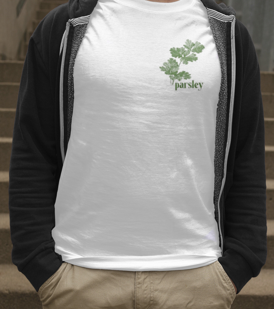 Atthemoment Green Parsley Leaves T-Shirt