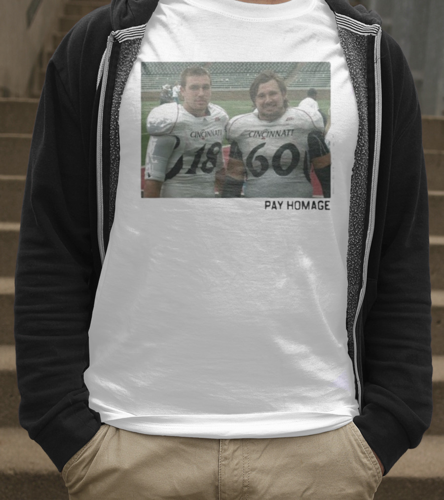 Cincinnati Bearcats Kelce Brothers Football Team Vintage Tribute T-Shirt