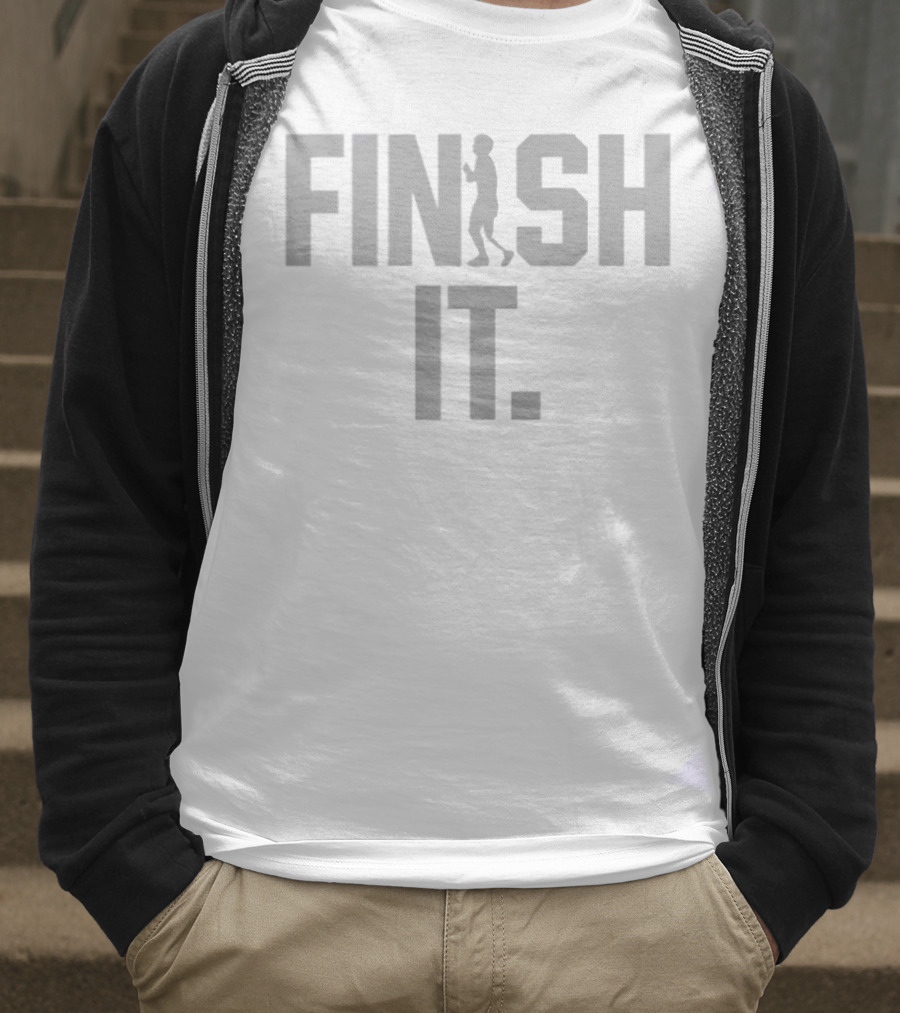 Finish It 2025 Terry Fox Run Determination Silhouette T-Shirt