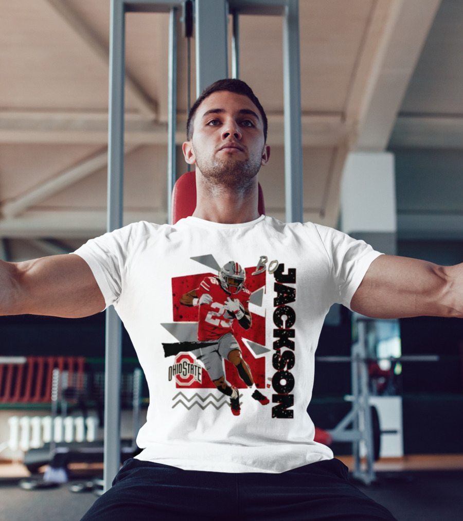 Bo Jackson Ohio State Football 90s Style T-Shirt