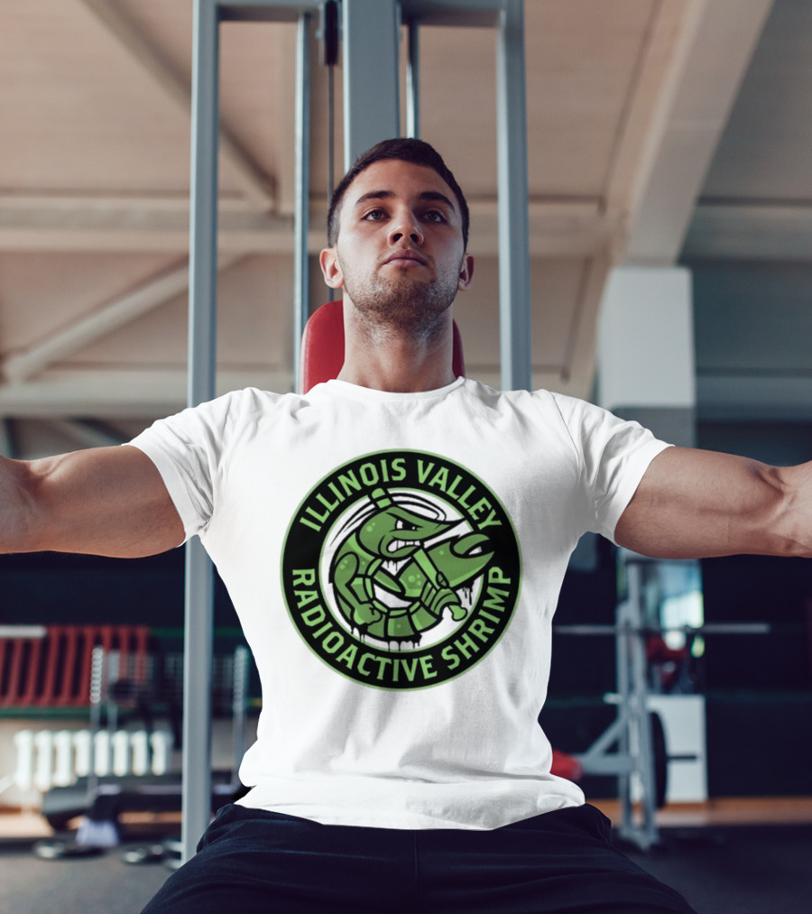 Illinois Valley Radioactive Pistol Shrimp Team Logo T-Shirt