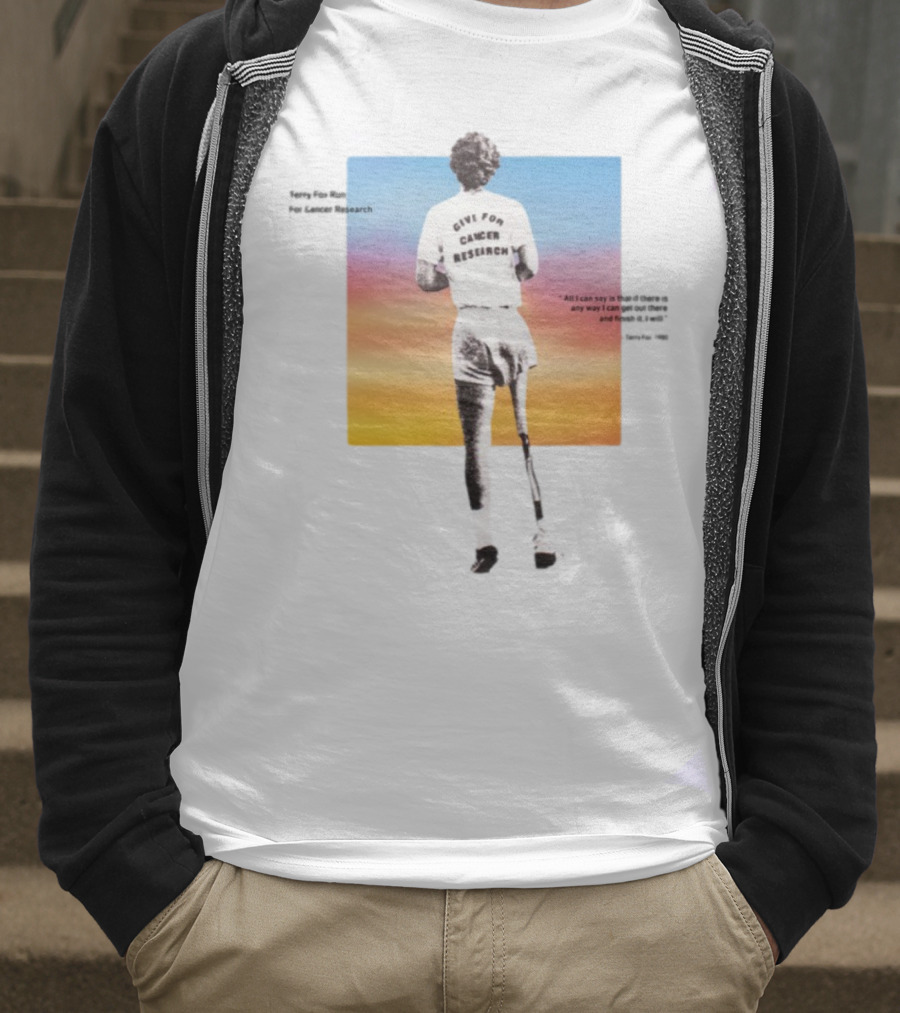 Ryan Reynolds Finish It 2025 Give For Cancer Research Terry Fox Run T-Shirt