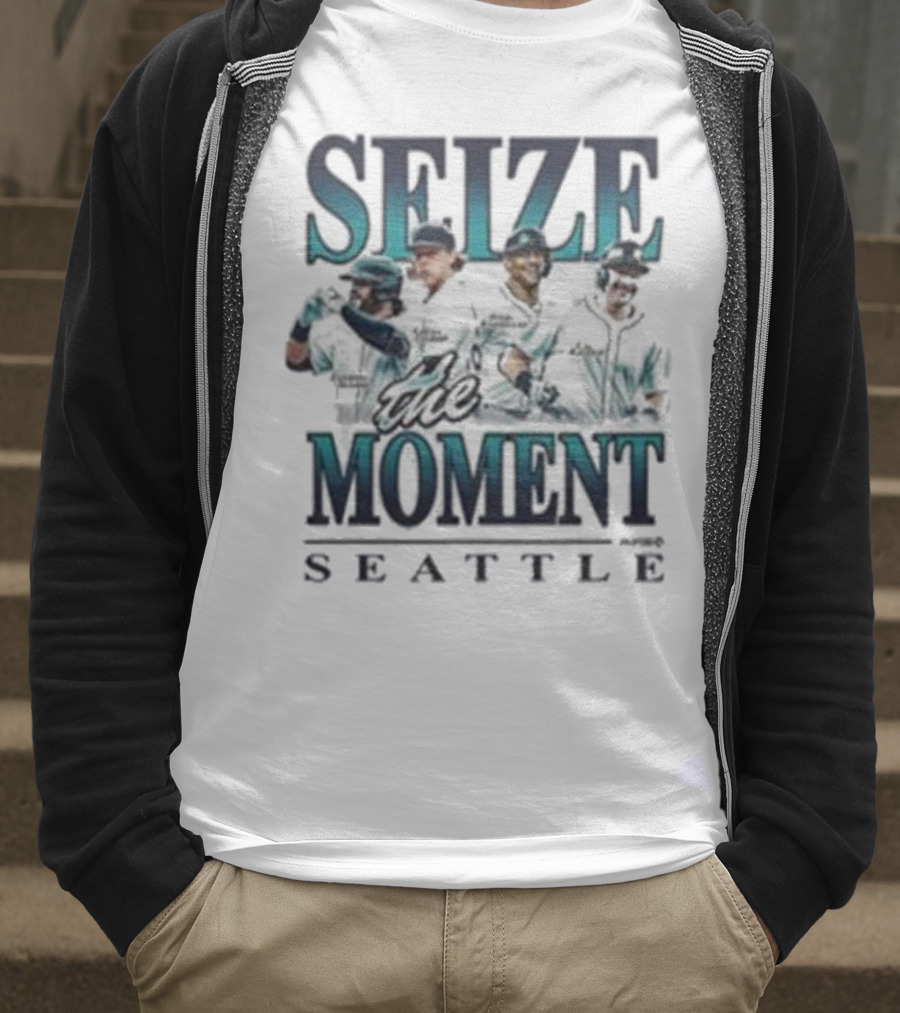 Seize The Moment Seattle Mariners Players T-Shirt