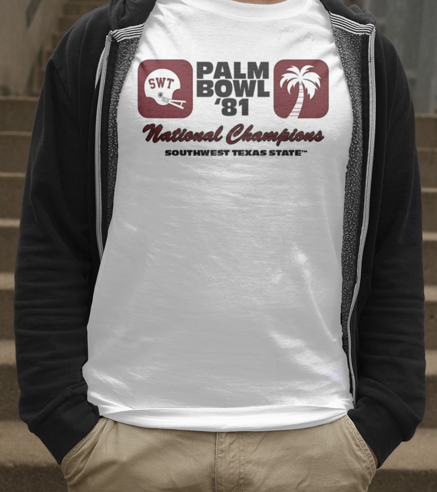 SWT 1981 Palm Bowl National Champions T-Shirt