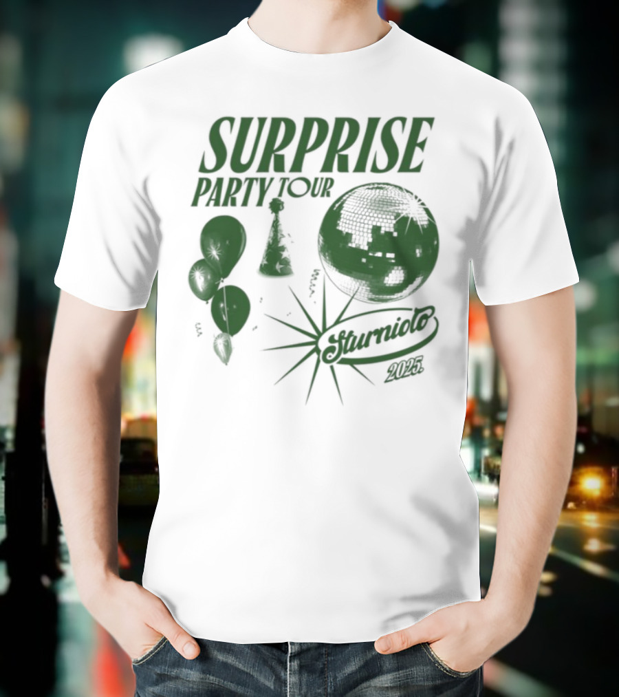 Surprise Party Tour Sturniolo Vibes Balloons And Disco Theme T-Shirt