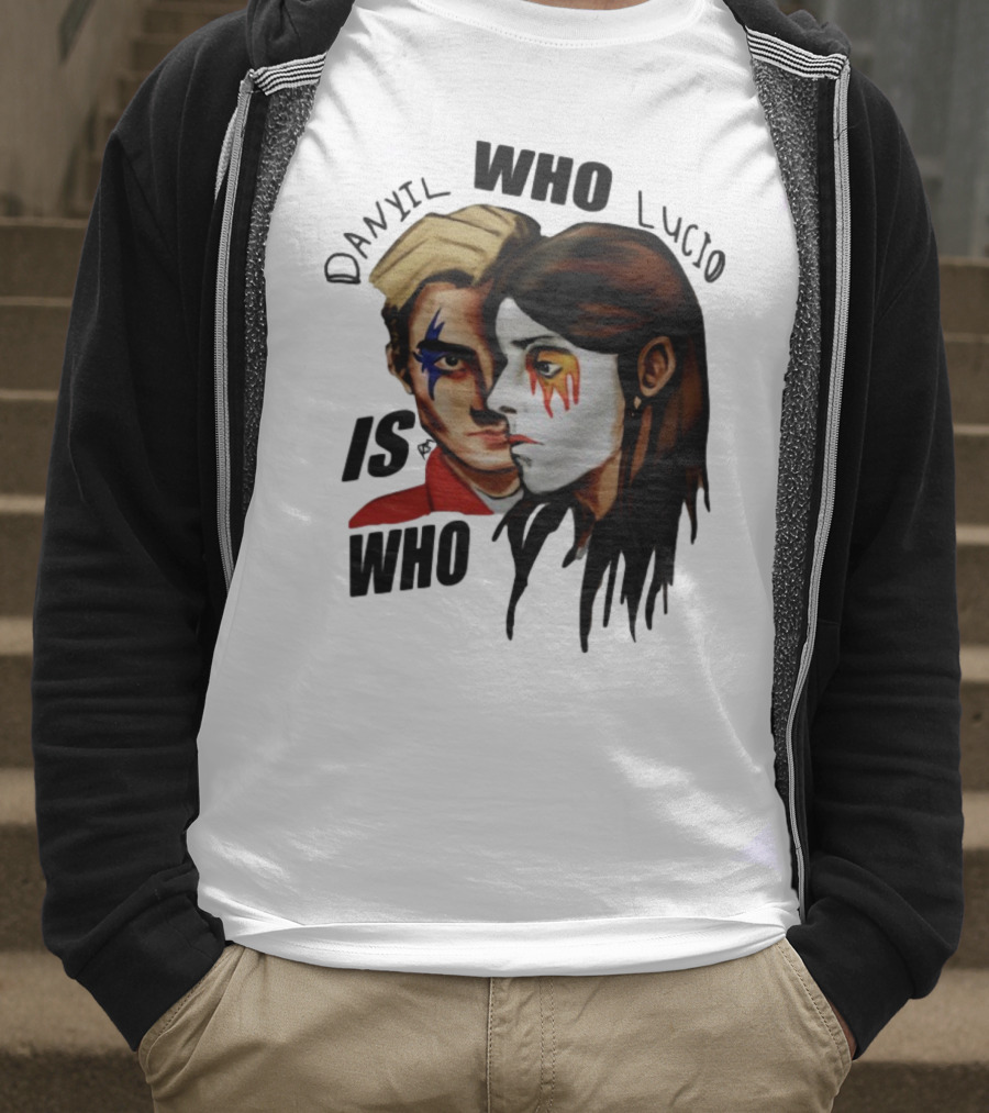 Danyil Who Lucio Is Who Face Paint Art T-Shirt