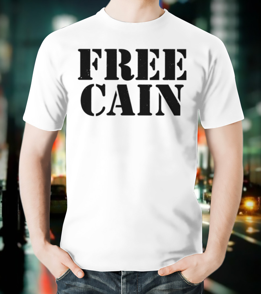 Gerald Meerschaert Free Cain UFC Fighter Advocacy T-Shirt