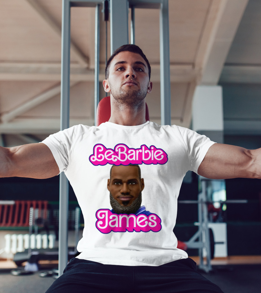 LeBarbie James Basketball Icon Parody T-Shirt