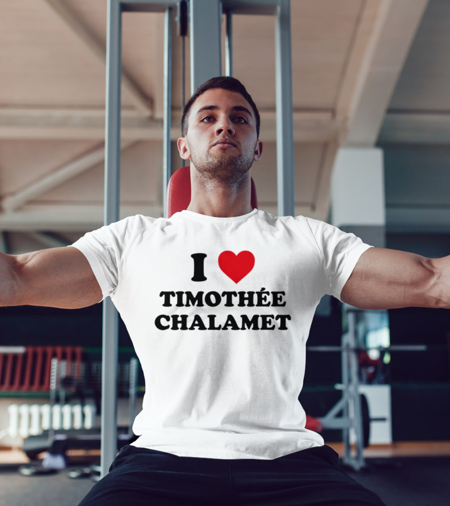 I Heart Timothée Chalamet Enthusiast Apparel T-Shirt
