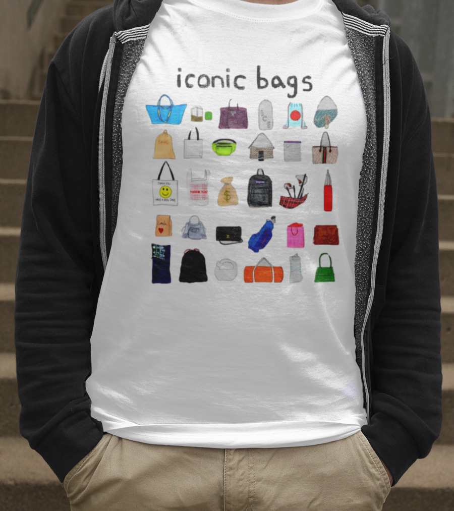 Iconic Bags Featuring Famous And Recognizable Designs And Symbols T-Shirt