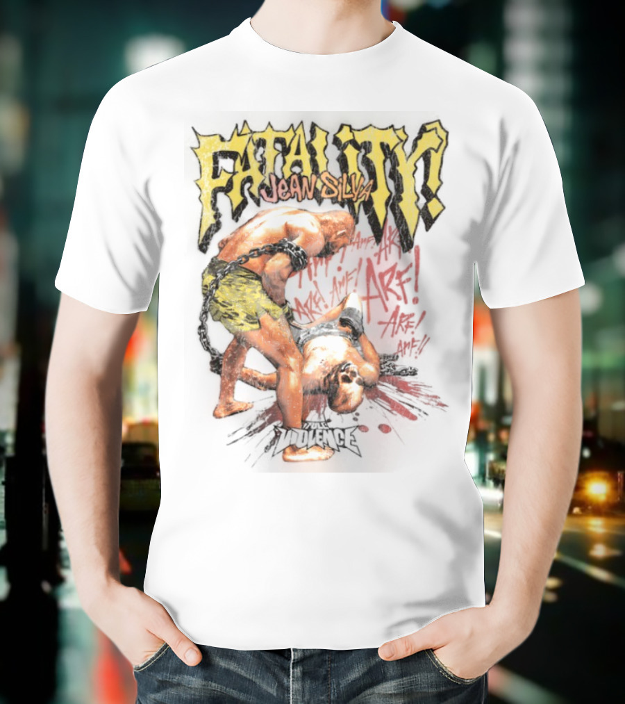 Fatality Jean Silva MMA Knockout Fight Scene T-Shirt