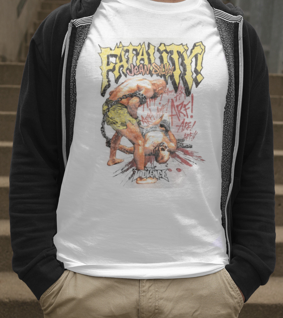 Fatality Jean Silva MMA Knockout Fight Scene T-Shirt