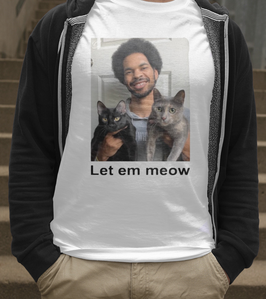 Limited Let Em Meow Jarrett Allen Cats T-Shirt