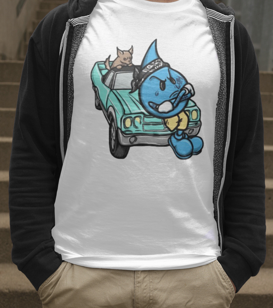 Wet Willy Homies Bandana Lowrider Vintage Car Cartoon T-Shirt