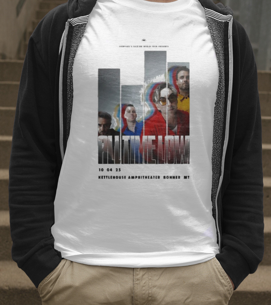 All Time Low Live 10.4.2025 KettleHouse Amphitheater Bonner MT T-Shirt