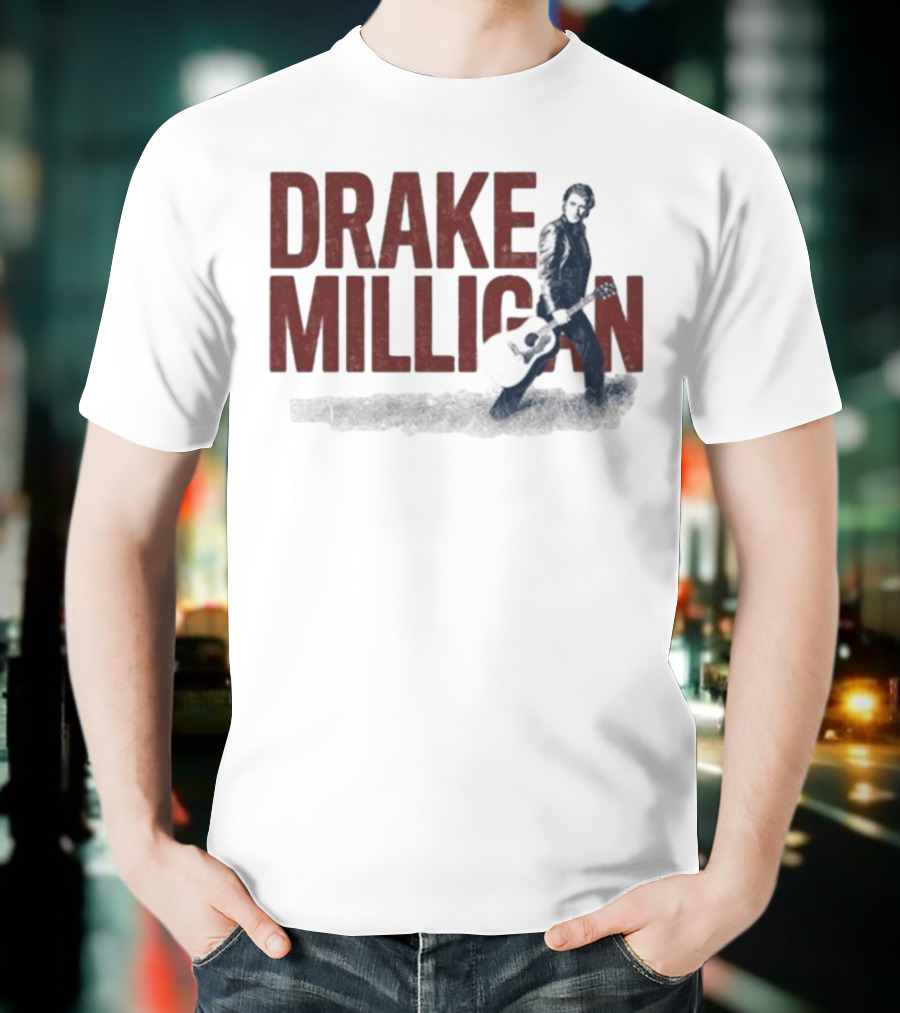 Drake Milligan Silver Guitar Photo Edition T-Shirt