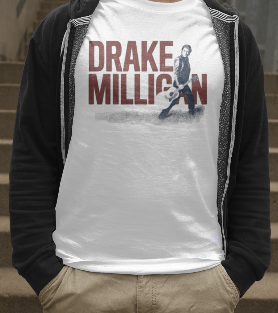 Drake Milligan Silver Guitar Photo Edition T-Shirt