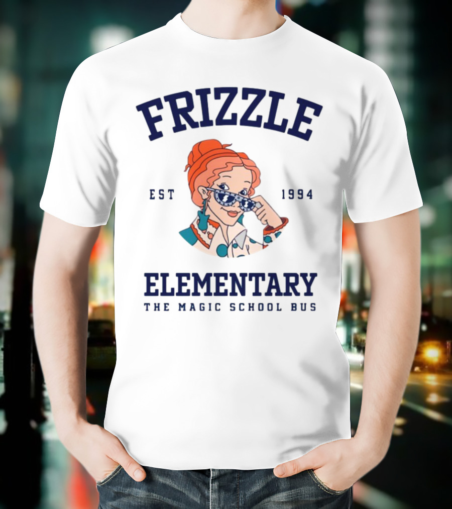 Frizzle Elementary The Magic School Bus Est 1994 Retro Style T-Shirt