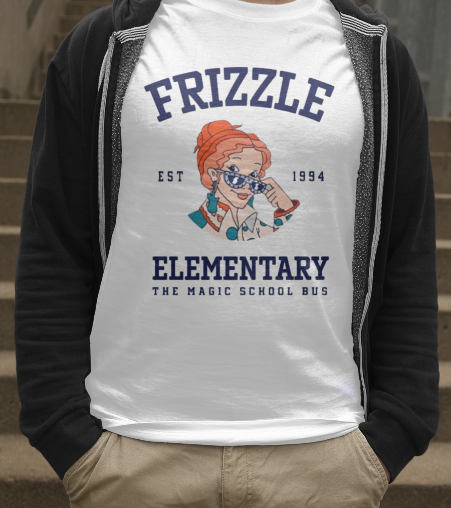 Frizzle Elementary The Magic School Bus Est 1994 Retro Style T-Shirt