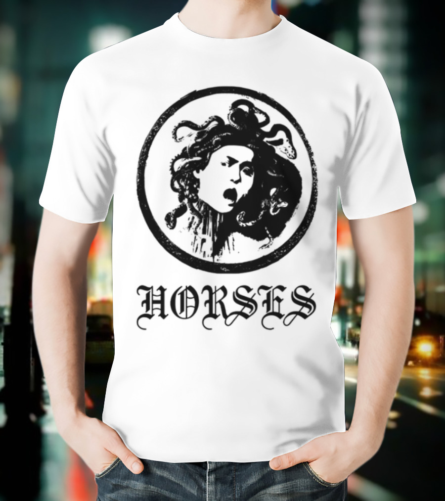 Horses Medusa Iconic Mythical Symbolism T-Shirt