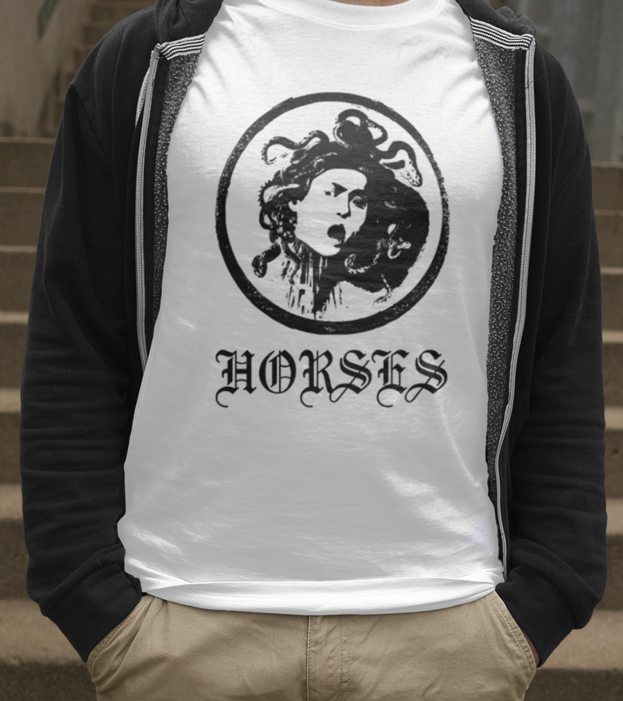 Horses Medusa Iconic Mythical Symbolism T-Shirt