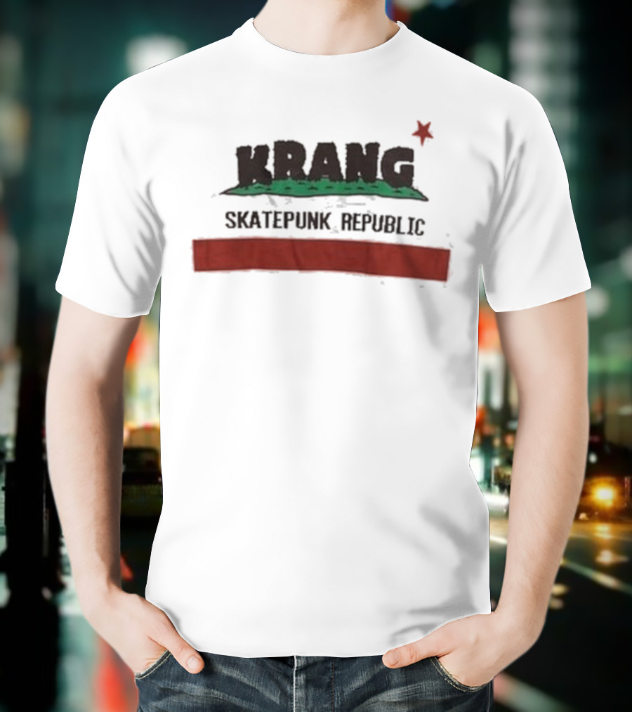 Krang Skatepunk Republic California Star T-Shirt