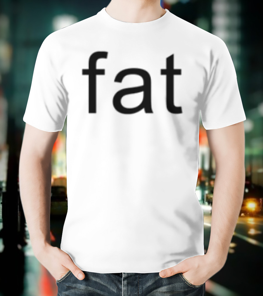 Lawrence Chaney Fat Summer Retro Bold Lettering T-Shirt